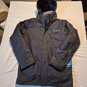 Columbia Black Hooded Jacket